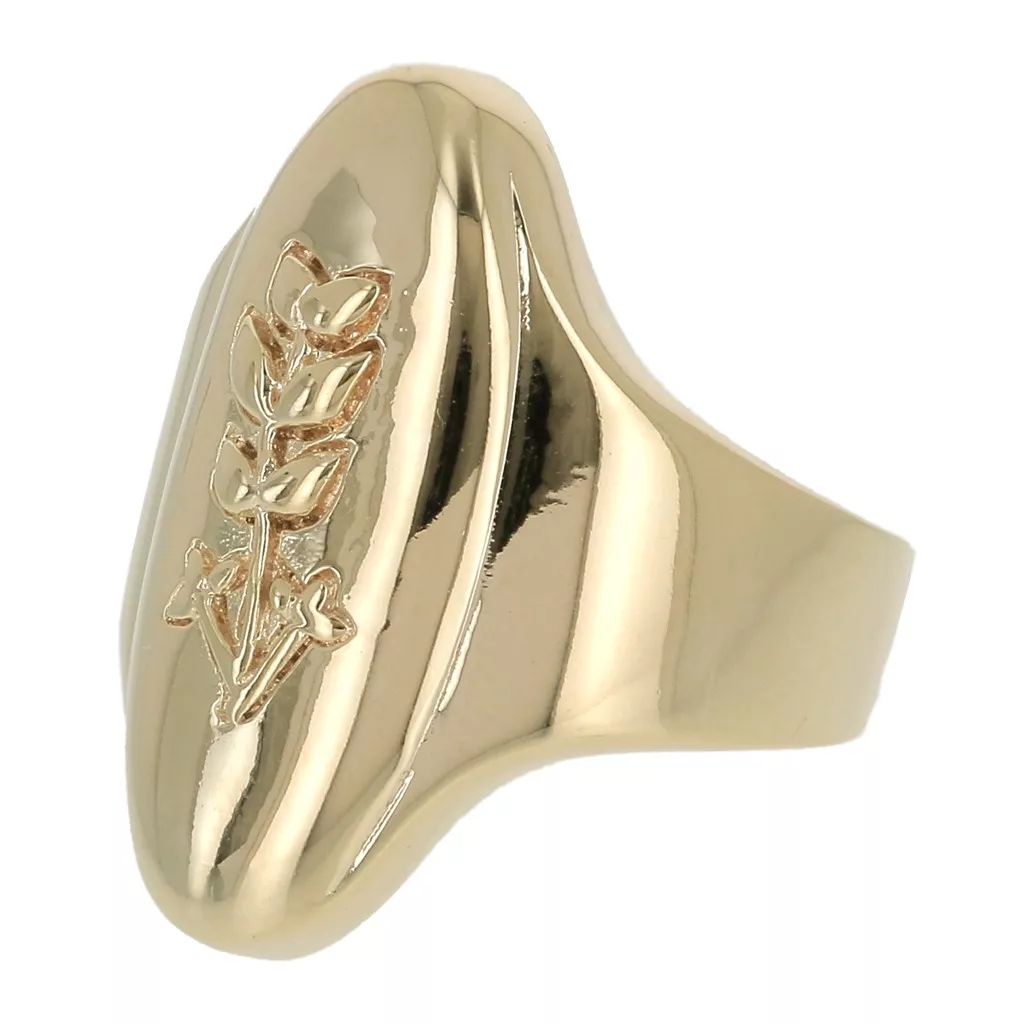 Bague En Plaqué Or - Taille 54, Occasion