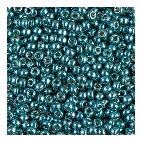 Rocaille Miyuki Duracoat 11/0 4217 - Galvanized Dark Sea Foam x8g
