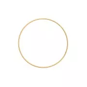 Cercle nu en métal pour attrape rêves suspension et abat-jour 15 cm Doré mat x1