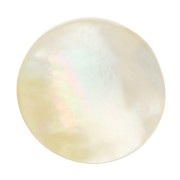 Cabochon rond plat 20 mm en Nacre x1|raw }}