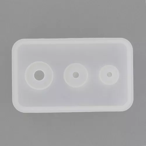 Moule silicone pour réaliser 3 poires de 15-19-23 mm en résine