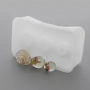 Moule silicone pour réaliser 3 poires de 15-19-23 mm en résine