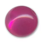 Perle ronde Polaris brillante 25 mm Fuchsia x1