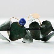 Bague fine avec plateau pour cabochon 8 mm - Taille 54 - Plaqué Or 3 microns x1