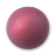 Perle ronde Polaris Dépolie 16 mm Burgundy x1|raw }}