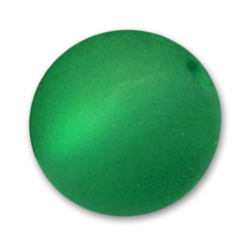 Perle ronde Polaris Dépolie 8 mm Emerald x1