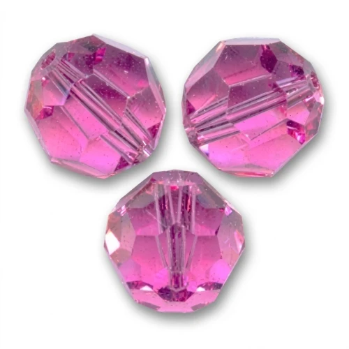 Perle ronde PureCrystal 5000 8 mm - Rose x1