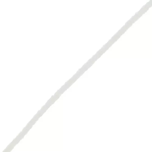 Cordon élastique super doux 2.5 mm - Blanc x1m