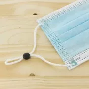 Régulateurs ronds pour cordon 2.5 mm pour masque - 9 mm - Blanc x6