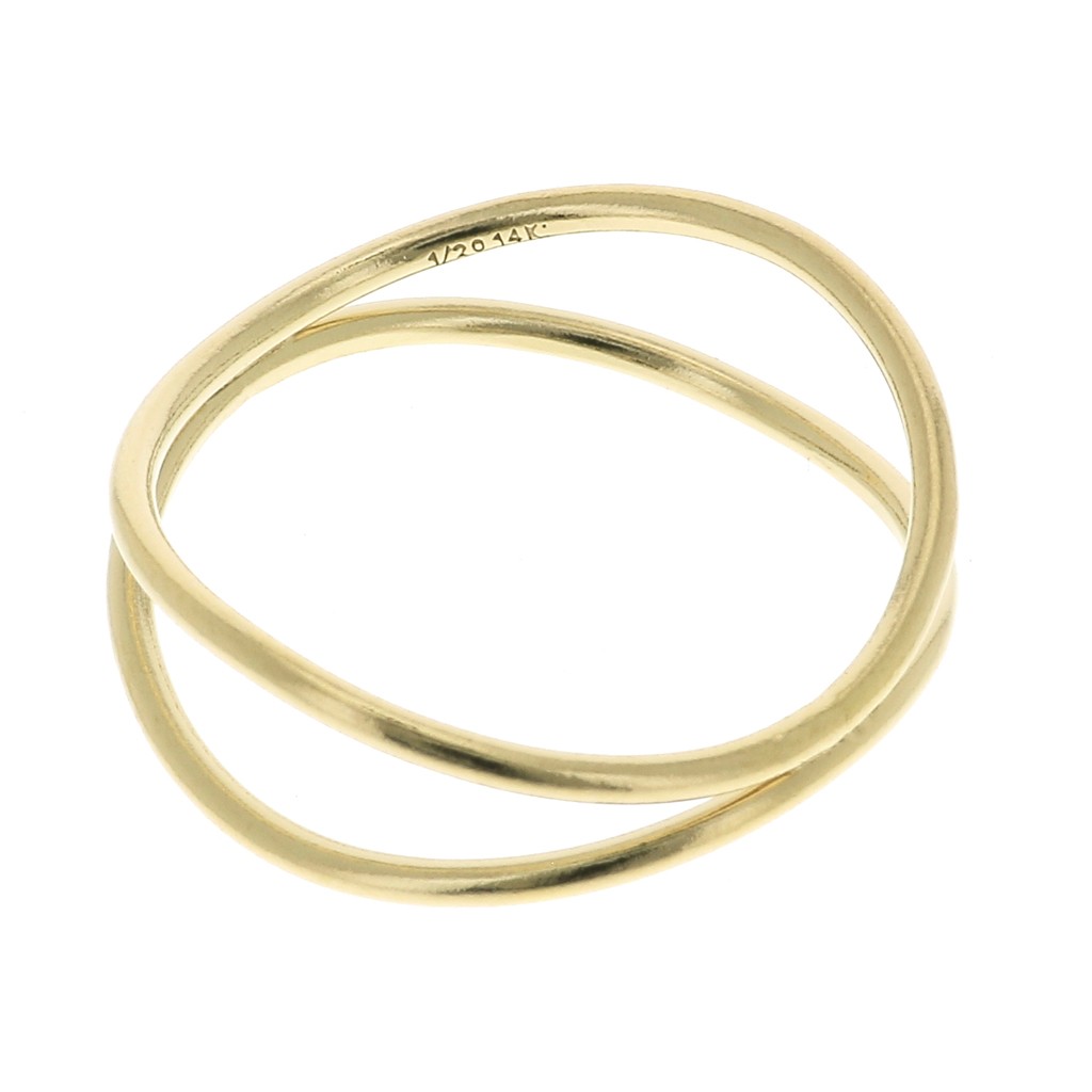 Bague Chevalière Rose Gold Filled - Taille 53 (6.5 US), Neuve Sans Emballage, Alliage Doré Et Rose