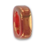 Poussoir en céramique 17x6 mm Gold Red x1|raw }}