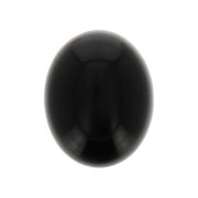 Cabochon ovale 10x8 mm - Onyx noir x1|raw }}
