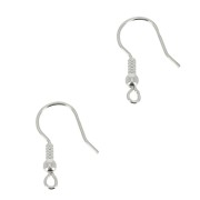 Crochets d'oreilles boule 20 mm - Argent 925 x2