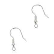 Crochets d'oreilles boule 20 mm - Argent 925 x2