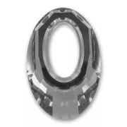 Pendentif Helios PureCrystal 6040 20 mm Crystal Silver Night x1