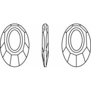 Pendentif Helios PureCrystal 6040 20 mm Crystal Silver Night x1