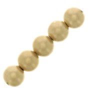 Perles rondes 3 mm - Gold filled satiné (or laminé) x10|raw }}