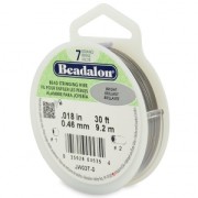 Fil Cablé 7 brins 0.46 mm - Beadalon - Acier x9,2 m|raw }}