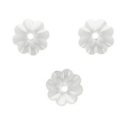 Coupelles fleurs 4 mm en Argent 925 x10|raw }}