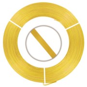 Fil Aluminium plat 5 mm Doré x10 m