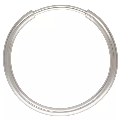 Créoles rondes 16 mm - Fil 1.2 mm - Argent 925 x2