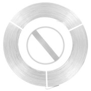 Fil Aluminium plat 5 mm Argenté x10 m|raw }}