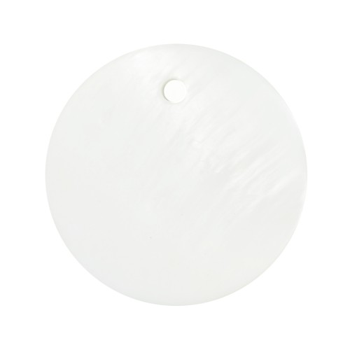 Sequins ronds 10 mm en nacre x10