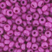 Perles rocailles Preciosa  9/0 2.5 mm - Parme Opaque x20g
