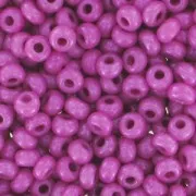 Perles rocailles Preciosa  9/0 2.5 mm - Parme Opaque x20g