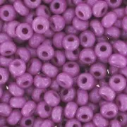 Perles rocailles Preciosa  11/0 2 mm - Parme Opaque x20g