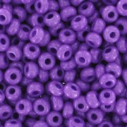 Perles rocailles Preciosa  11/0 2 mm - Violet Opaque x20g
