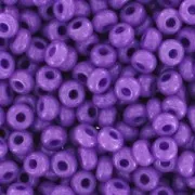 Perles rocailles Preciosa  11/0 2 mm - Violet Opaque x20g