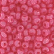Perles rocailles Preciosa  11/0 2 mm - Rose Opaque x20g