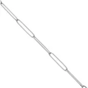 Chaîne maille Rectangle allongé 4 mm en Acier inoxydable 304 x1m