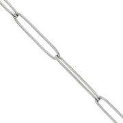 Chaîne maille Rectangle allongé 4 mm en Acier inoxydable 316L x1m