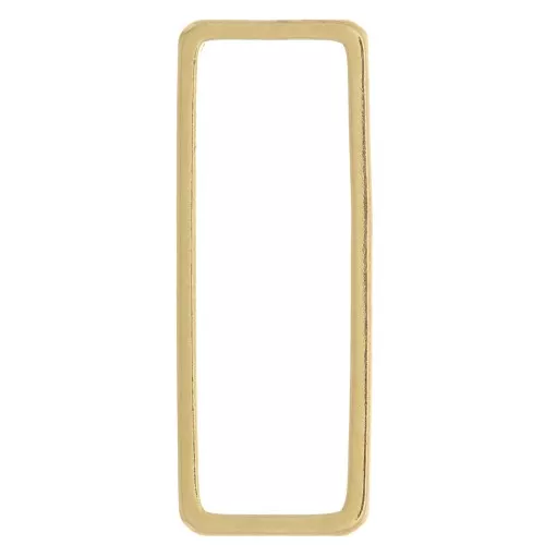 Anneaux de montage et tissage rectangle 24x9 mm - Doré x1
