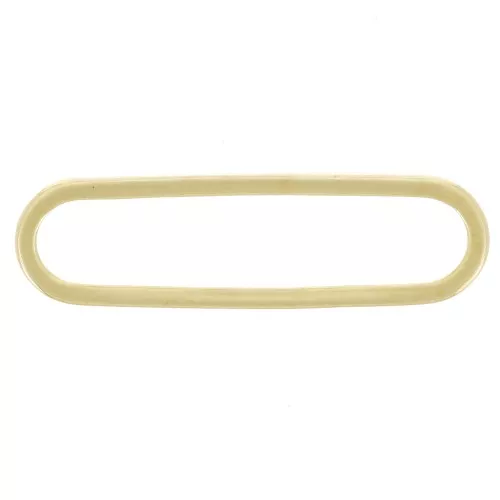 Anneaux de montage et tissage rectangle arrondi 22x6 mm - Doré x1