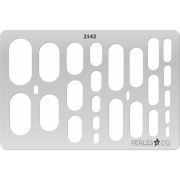 Gabarit rigide pour pâte polymère 152x100 mm Rectangles arrondis x1|raw }}