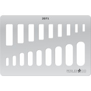 Gabarit rigide pour pâte polymère 152x100 mm motifs Rectangles x1|raw }}