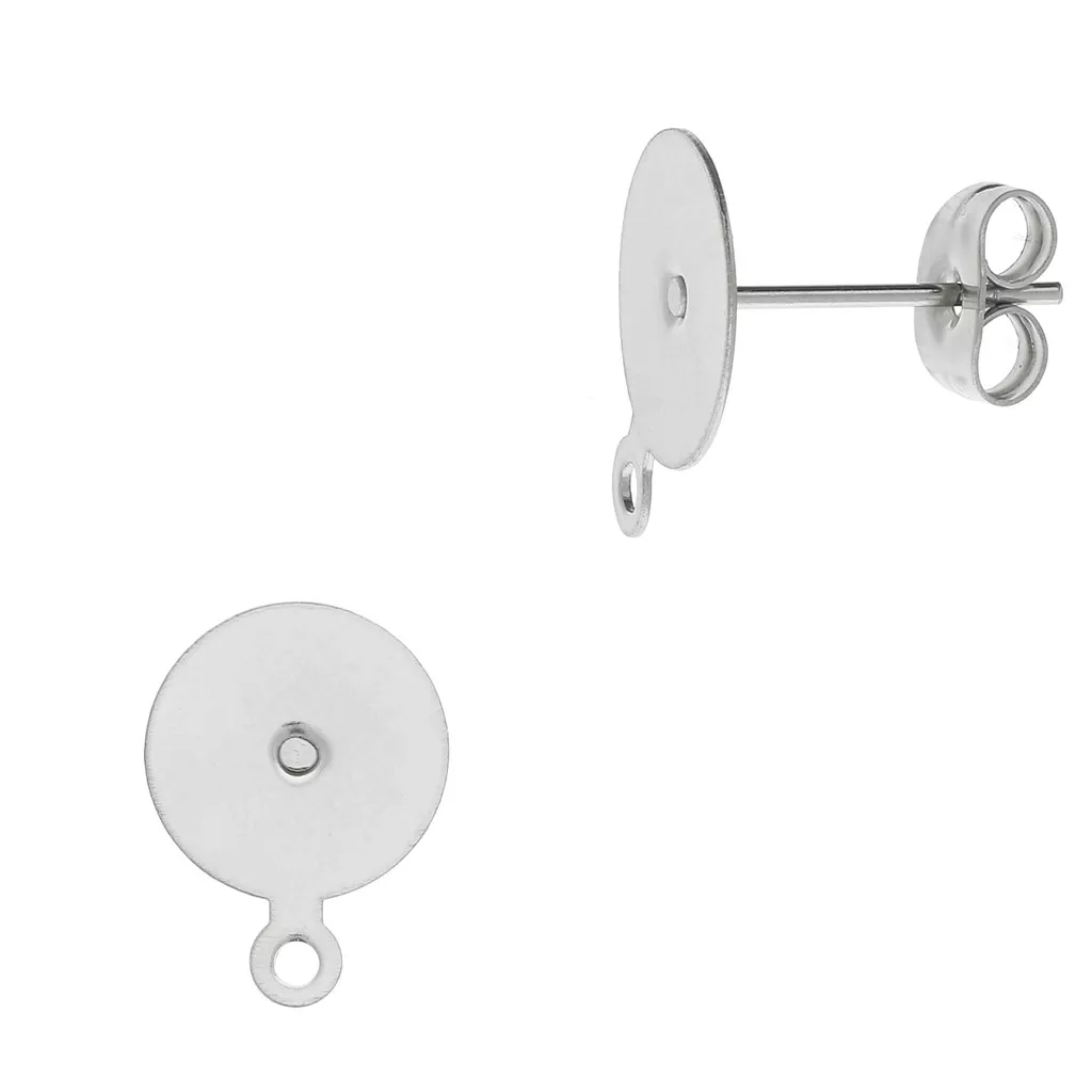 Flomore Anneaux Oreilles Pliants Acier Inoxydable 316 - 8mm Robuste Avec Vis (Lot De 2)