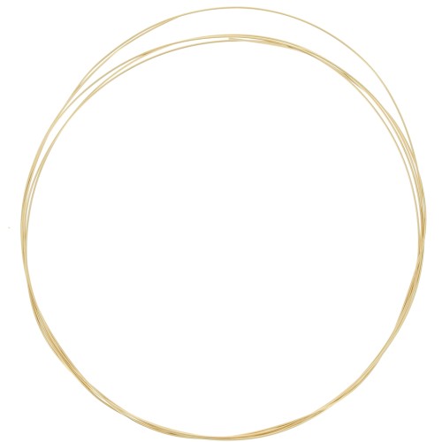 Fil dur 0.5 mm en Gold filled (or laminé)  x 1.5 m