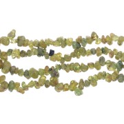 Perles chips 5 - 8 mm en pierre gemme  - Peridot x84cm|raw }}