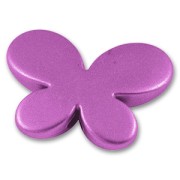 Papillon 20x28 mm Orchidée métallisé x1|raw }}