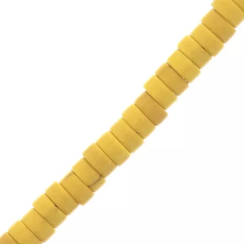 10 Perles En Cornaline Rondelles Heishi 4x2mm Rouge Orange - Lot Neuf, Fabrication Maison