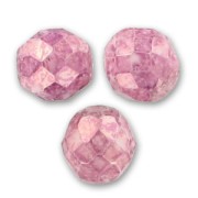 Facettes 10 mm Fuchsia Marbré x10|raw }}