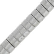 Perles rondelles Heishi - imitation Hématite 4x2 mm - Rhodié x20|raw }}