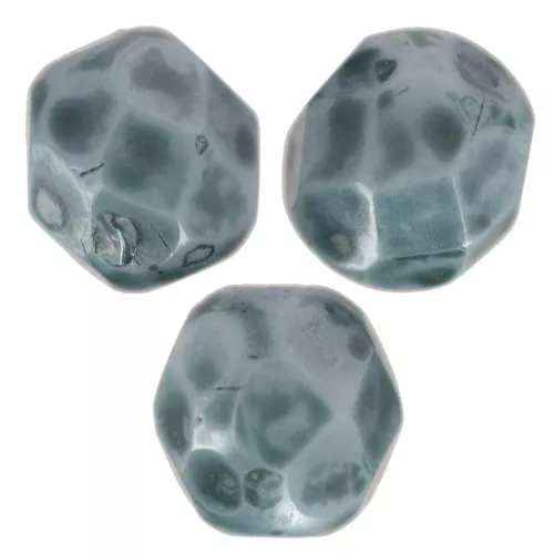 Facettes 6 mm Emerald Marbré x25