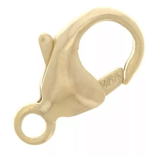 Fermoirs mousquetons 11 mm - Gold filled (or laminé) x30