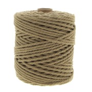 Bobine de cordon en polyester recyclé pour macramé extérieur 5 mm - Naturel x70m|raw }}