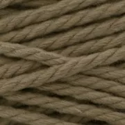 Bobine de cordon en polyester recyclé pour macramé extérieur 5 mm - Naturel x70m